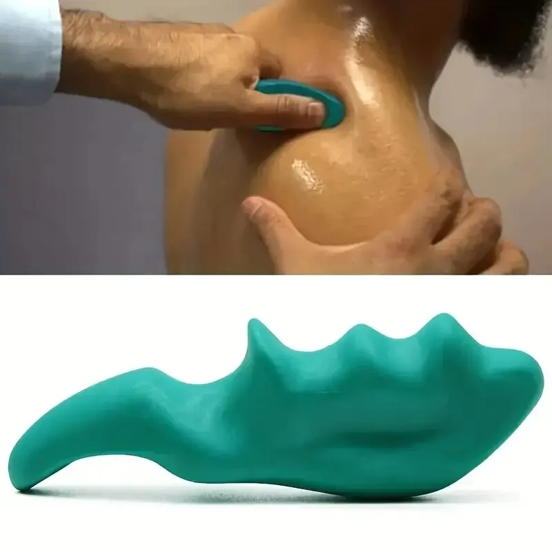 The Green Mini Thumb Massager Is Perfect for a Small Range Full Body Massage of the Original Point of Acupressure Fascia Muscle