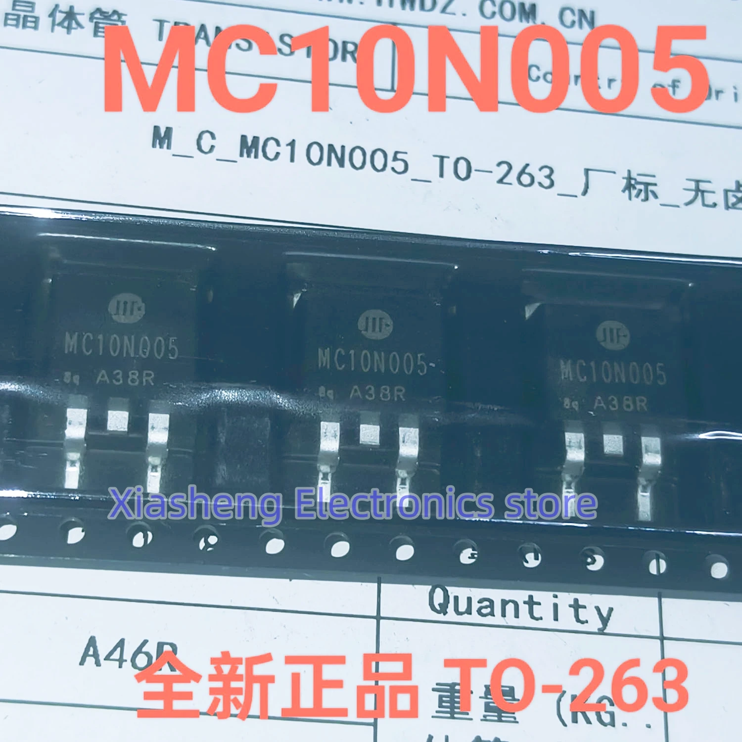 

New Original 10Pcs MC10N005 TO-263 100V 150A MOSFET Transistor In Stock Good Quality