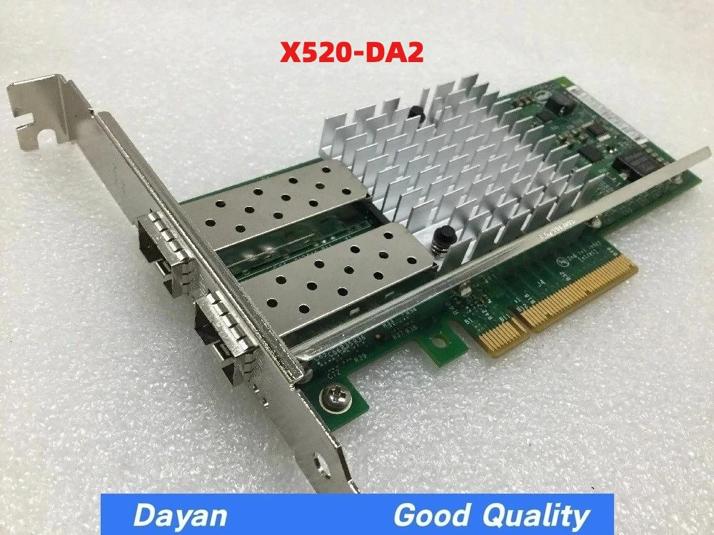 Original Intel X520-DA2 E10G42BTDA 10Gb Dual Port Ethernet Adapter