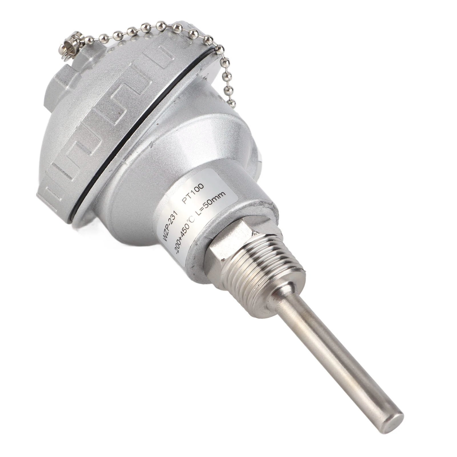 PT100 Temperature Sensor Probe  Temperature Sensor Anti-rust Efficient PT1/2'' for Temperature Controllers for Industry image 3