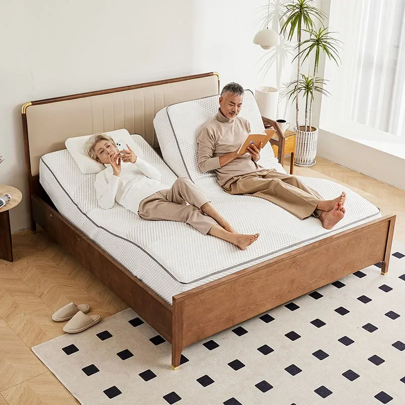 Comfortable Recovery Beds Electric Adjustable Bedframe Care Beds Old People Multifunction Bedroom Furniture Cama Plegable LLB