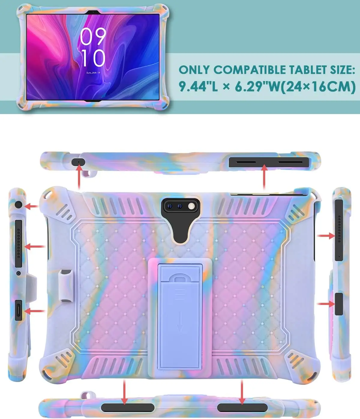Soft Silicon Case 9.7 10.1\