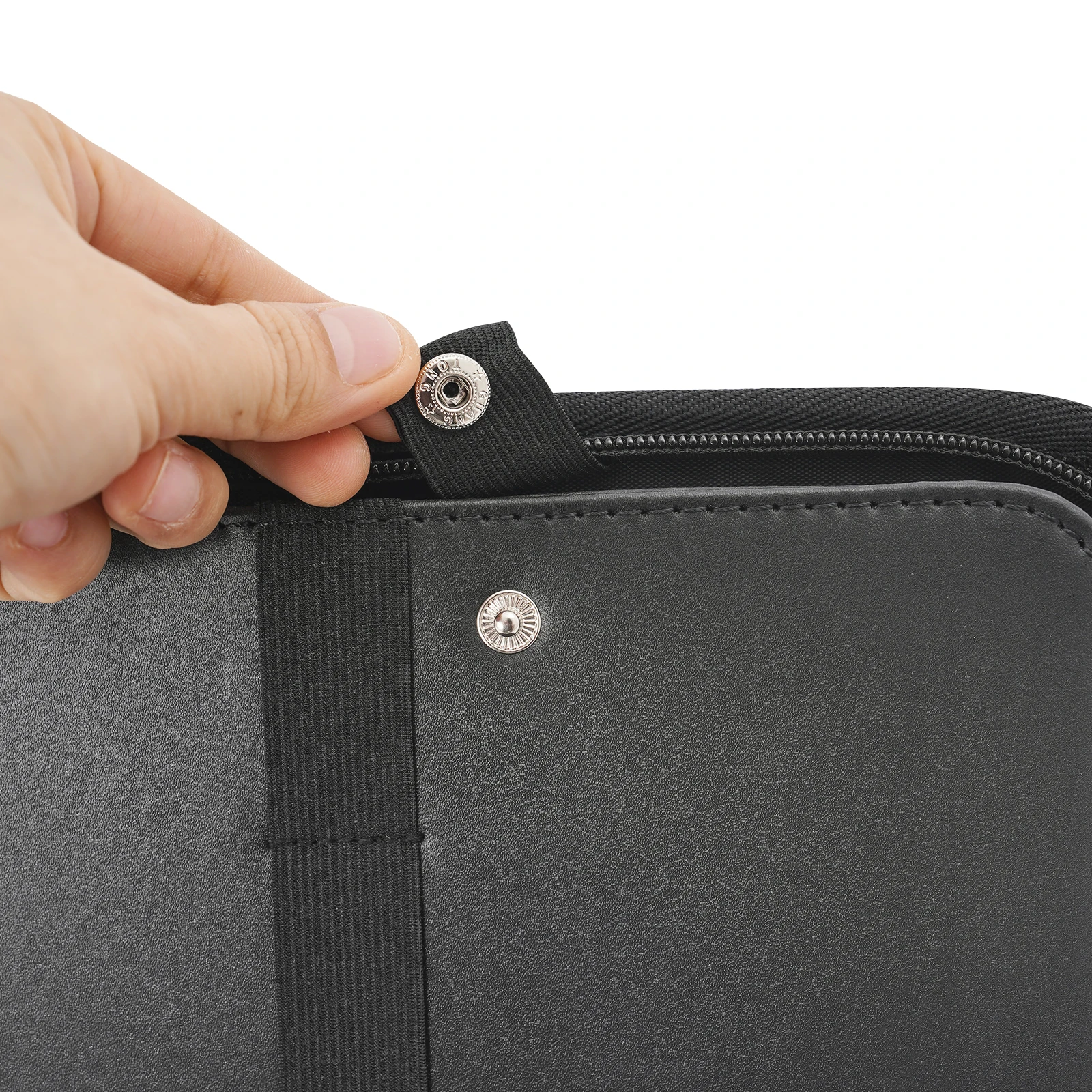 Tragbare Friseurtasche, große Handtasche für Friseure, wasserdichtes PU-Oxford-Gewebe, ideal für den täglichen Gebrauch, Reisen und Geschäftsreisen. – Detail 15
