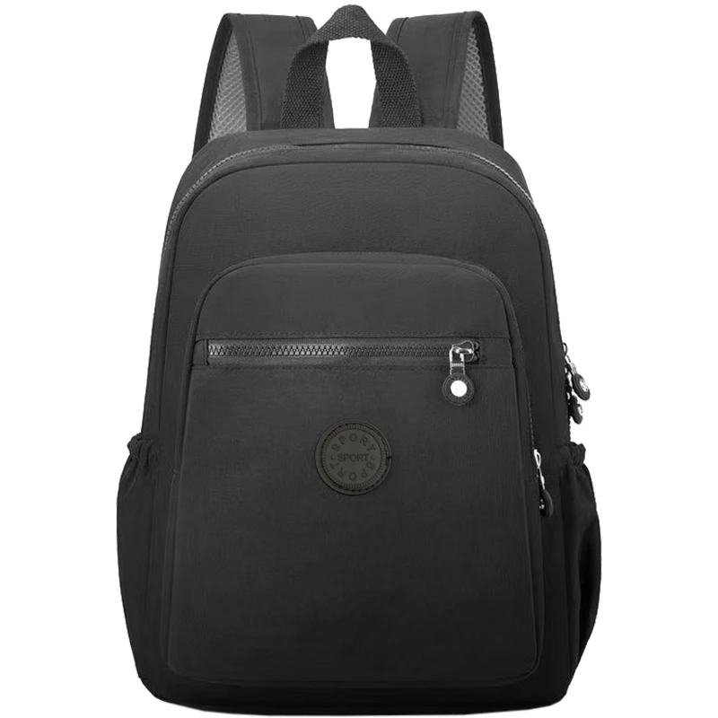 Schicker, minimalistischer Damenrucksack, robuster, spritzwassergeschützter Nylon-Tagesrucksack, verstellbarer Riemen für Pendeln, Einkaufen und Outdoor-Aktivitäten – Detail 7