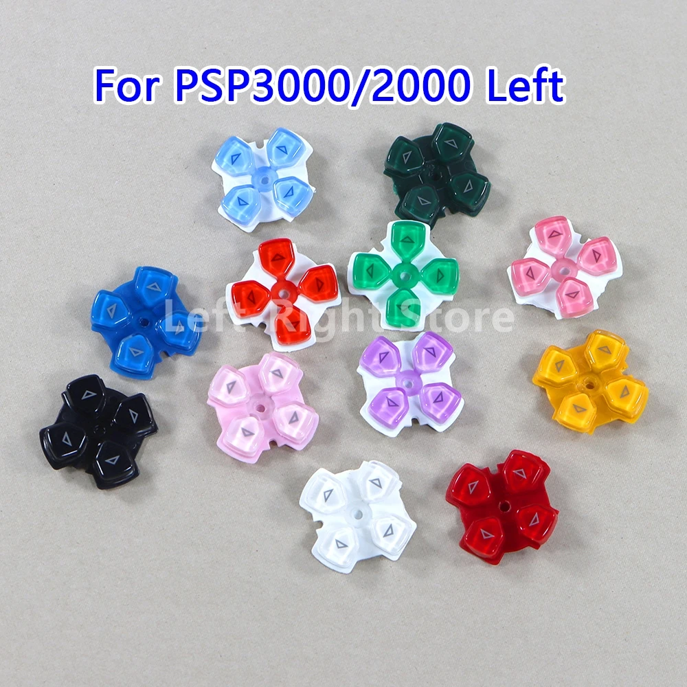 40PCS For PSP3000 PSP2000 Game Console L Left Buttons Replacement For PSP 3000 2000 Cross Arrow Keys Buttons