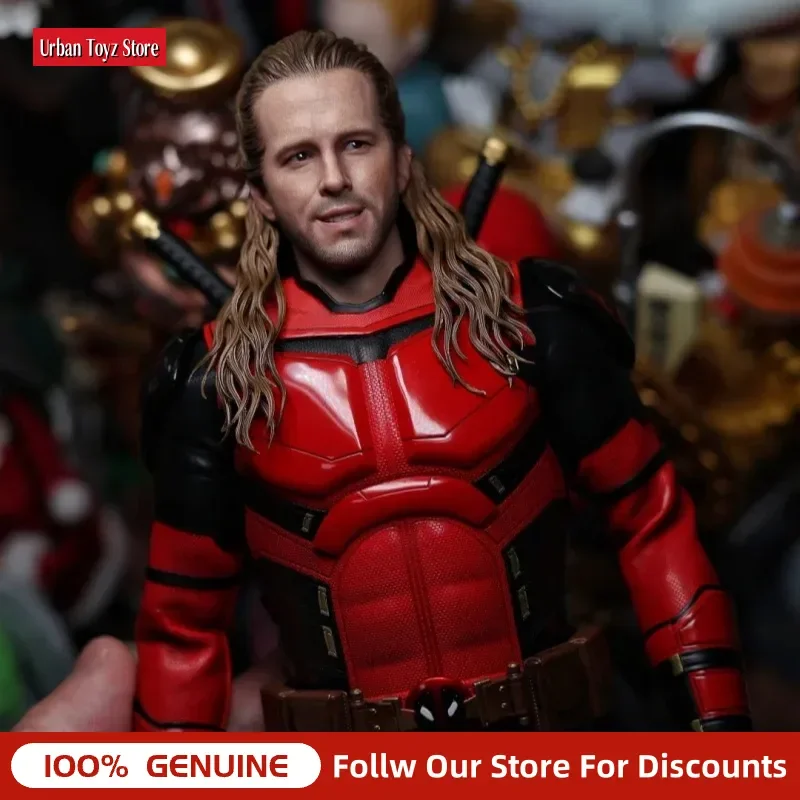 En stock, figuras de acción originales Hottoys Ht a escala 1/6 Mms788 Nicepool y Dogpool, Deadpool y Wolverine, modelo coleccionable, juguete de regalo