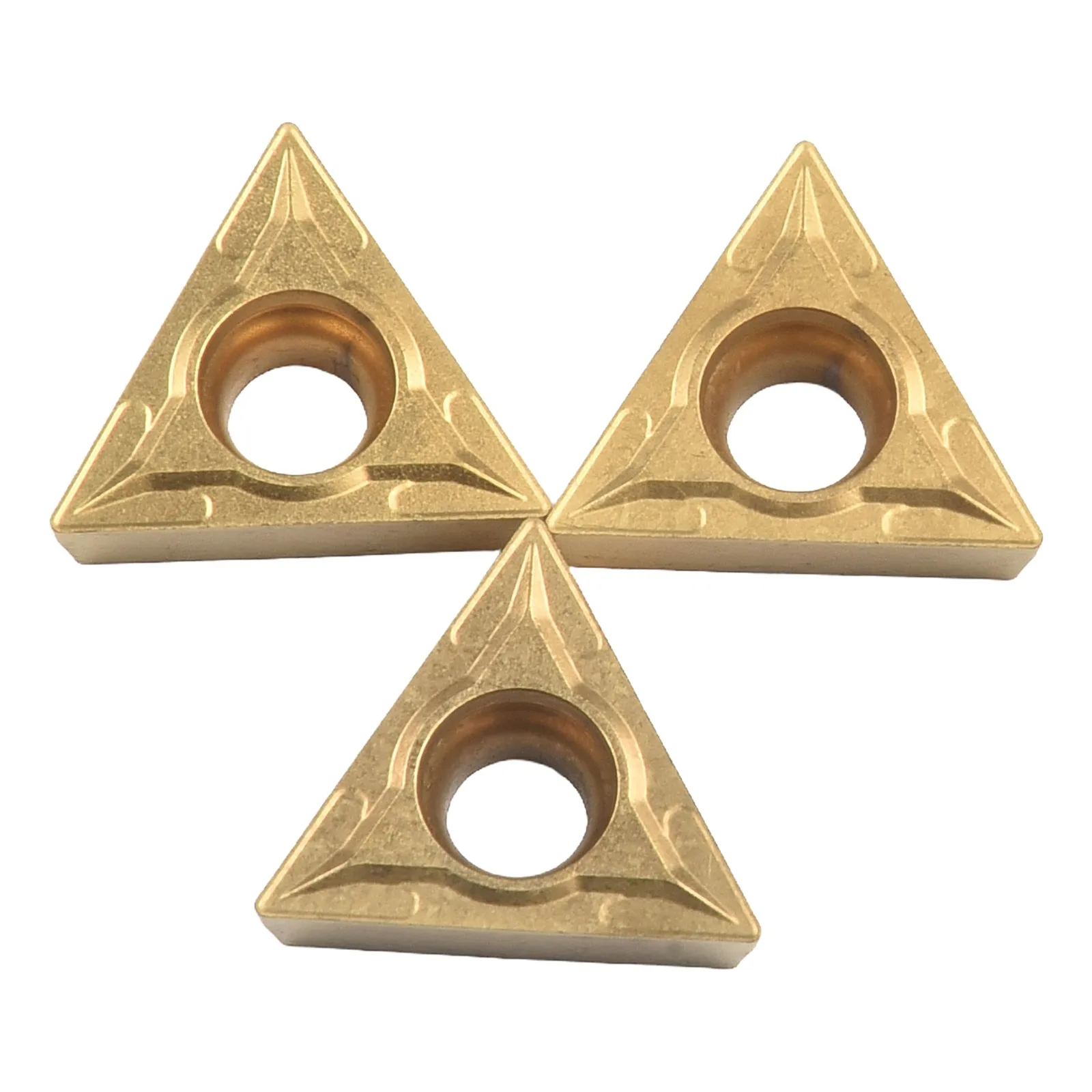 10pcs TCMT16T304 CNC Lathe Turning Tool Carbide Inserts Triangular Shape for Efficient Steel and Stainless Steel Finishing