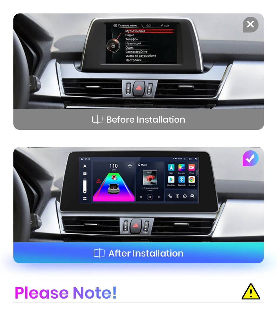 Junsun 8,8 zoll carplay für apple autoradio multimedia für bmw f45 f46 f87 2012-2018 nbt evo wireless android auto gps stereo – Detail 1