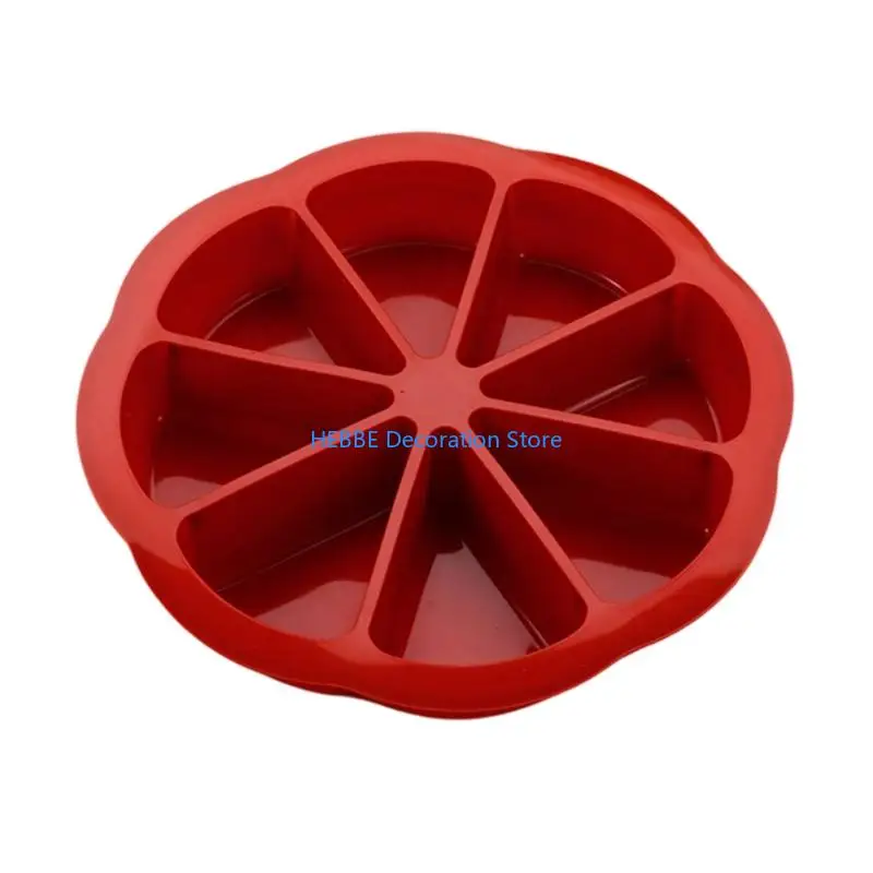 B0KC Multipurpose Triangle Shaped Bakeware Nonstick Silicone Molds for Cake Bread