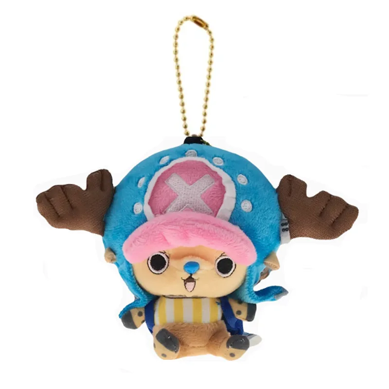 Porte-clés en peluche One Piece Chopper Anime pour enfants, petit pendentif, jouets en peluche pour enfants, nouveau