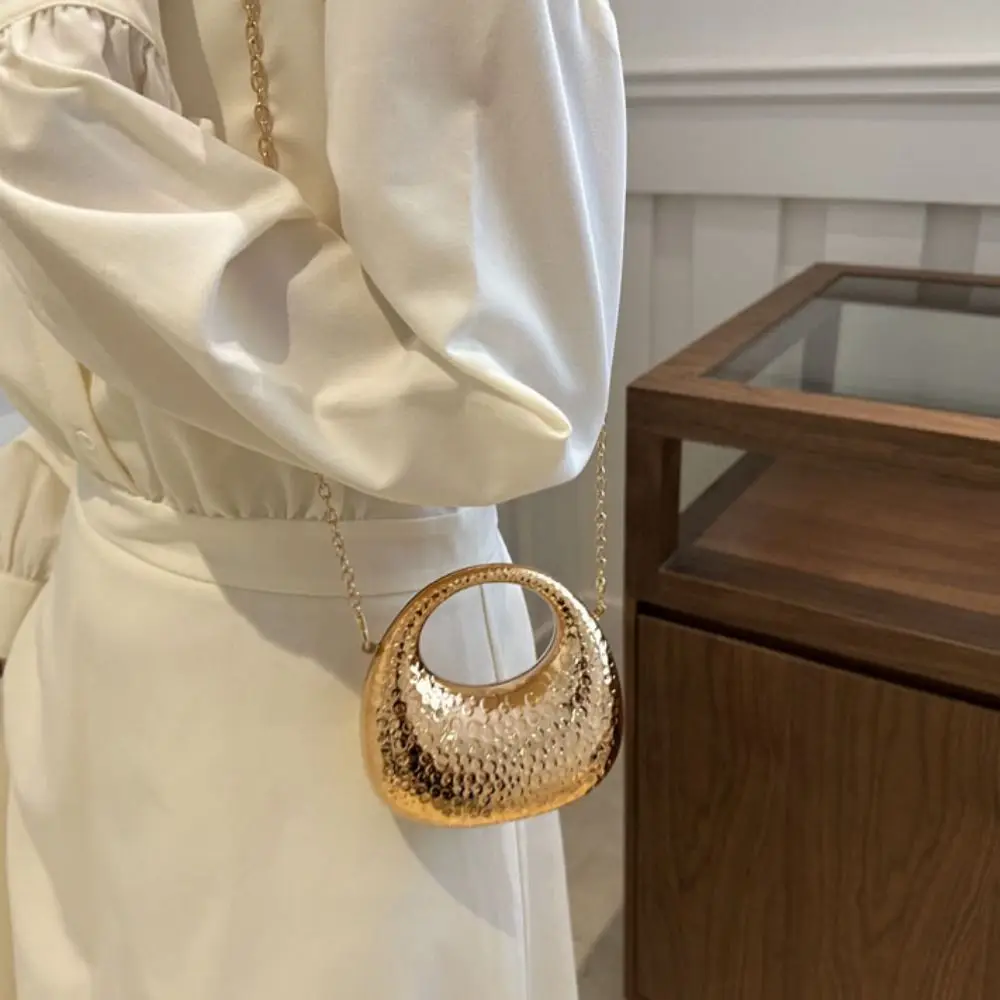 

Korean Style Acrylic Box Shoulder Bag Mini Messenger Bag Small Wallet Banquet Chain Bag Metal Chain Handbag Funny Party Bag Gift