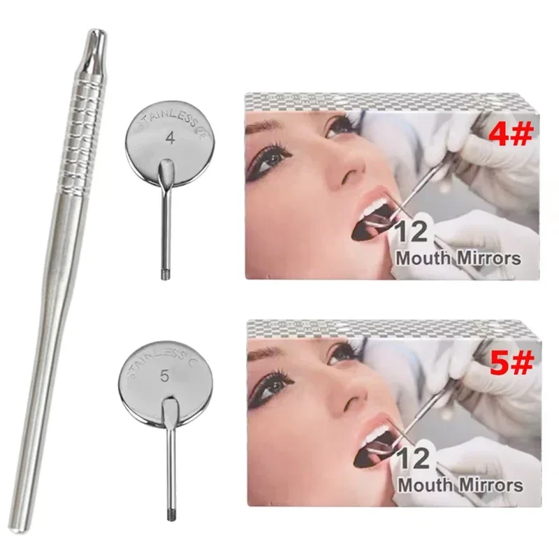 Dental Mouth Mirror Mirror Handle Reflector Odontoscope Multifunction Teeth Whitening Clean Mouth Mirror Dentist Tools