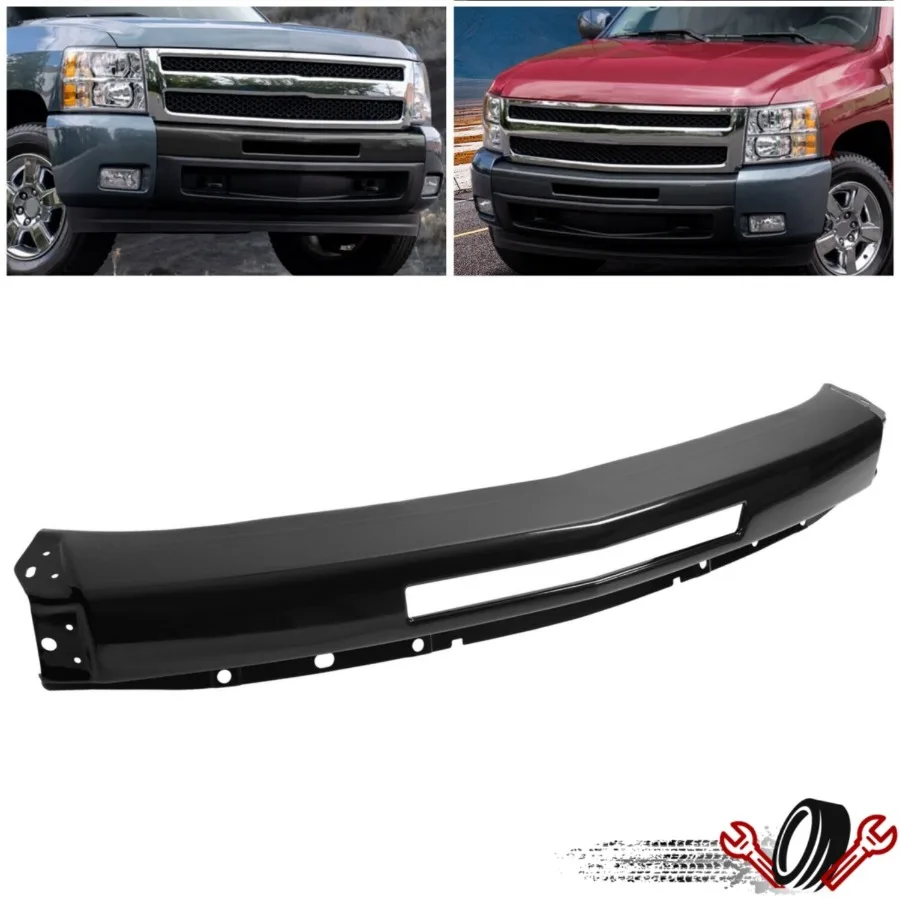 

Черная лицевая панель переднего бампера с отверстиями воздухозаборника для GMC Sierra 1500 2007-13