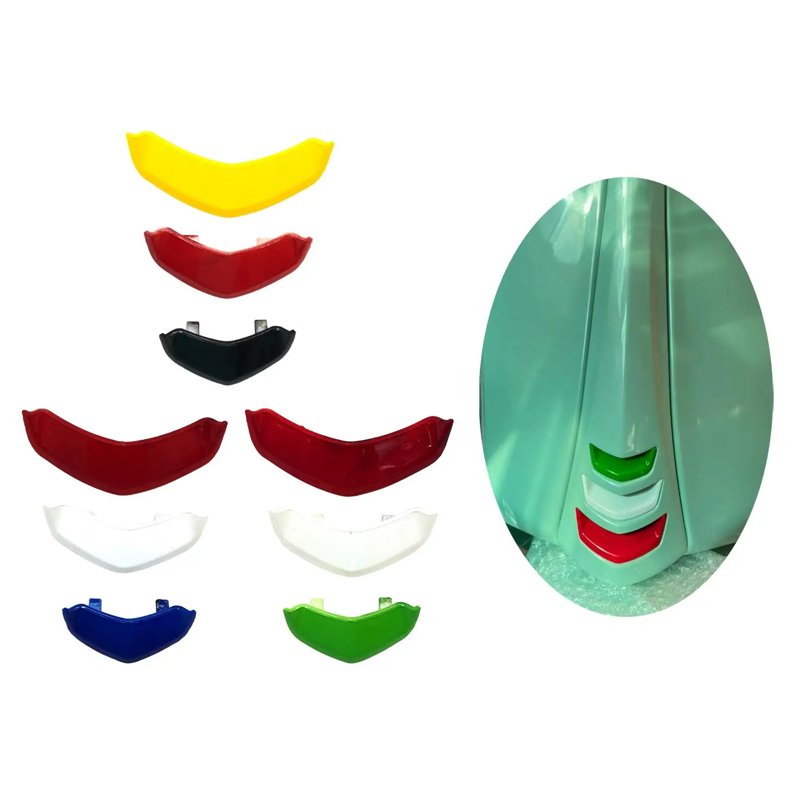 3x Motorcycle Front Decoration Cover for Piaggio Vespa GTS 2007 to 2022
