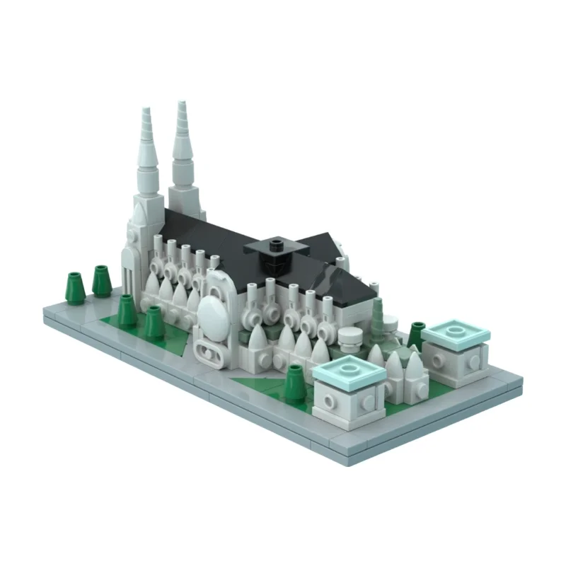 Irish Holiday Themed Scene MOC Building Blocks Festive Diorama DIY Brick Set Desktop Collectible Display