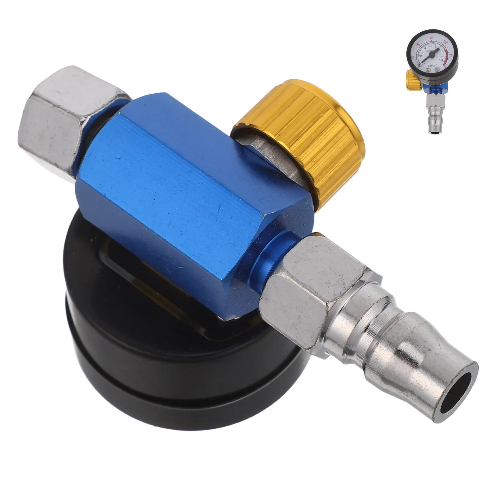 Zinc Alloy Air Regulator Filter Combo with Pressure Gauge Oil Water Separator for Spray Gun Paint Sprayer Air Tools Compressor