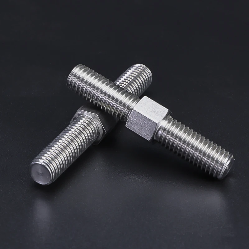 1PCS M16 304 Stainless Steel Dual Head Threaded Bar Stick Left And Right Thread Double End Thread Rod Stud Bolts L=60mm-150mm