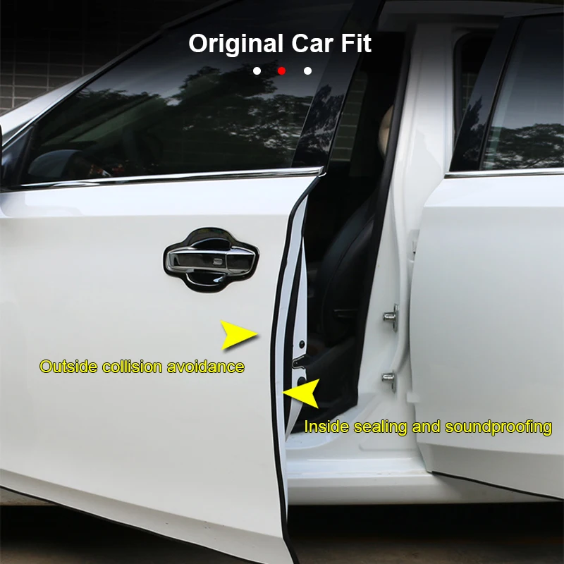 รถประตูยางซีลแถบขอบประตู Anti-Collision ซีลสําหรับรถ Hood Trunk ฉนวนกันความร้อน Trim อุปกรณ์เสริมอัตโนมัติ