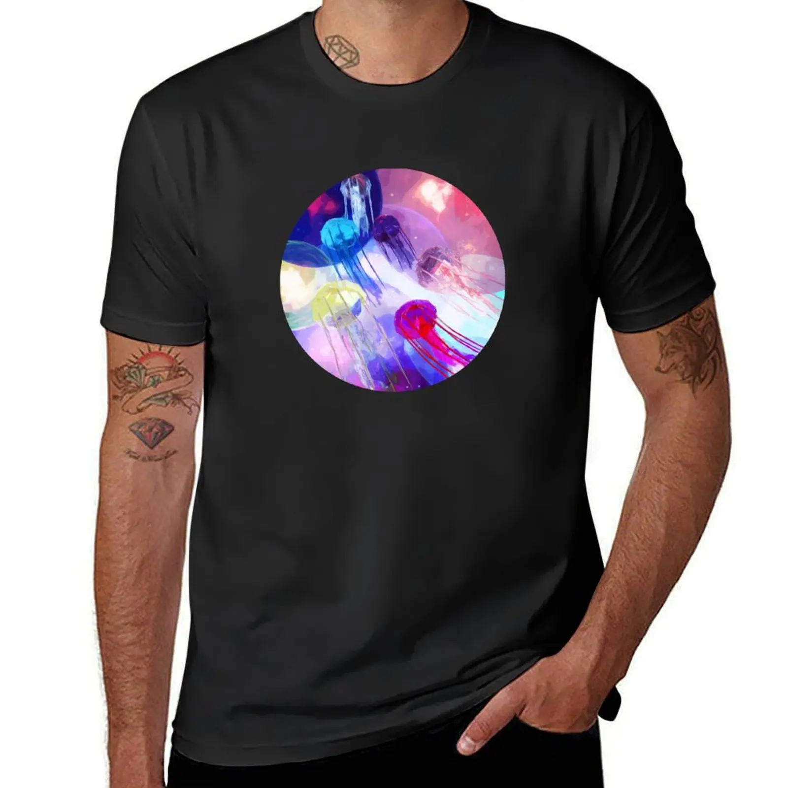 Jellies in Space T-Shirt tees cute clothes Blouse heavyweights workout shirts for men