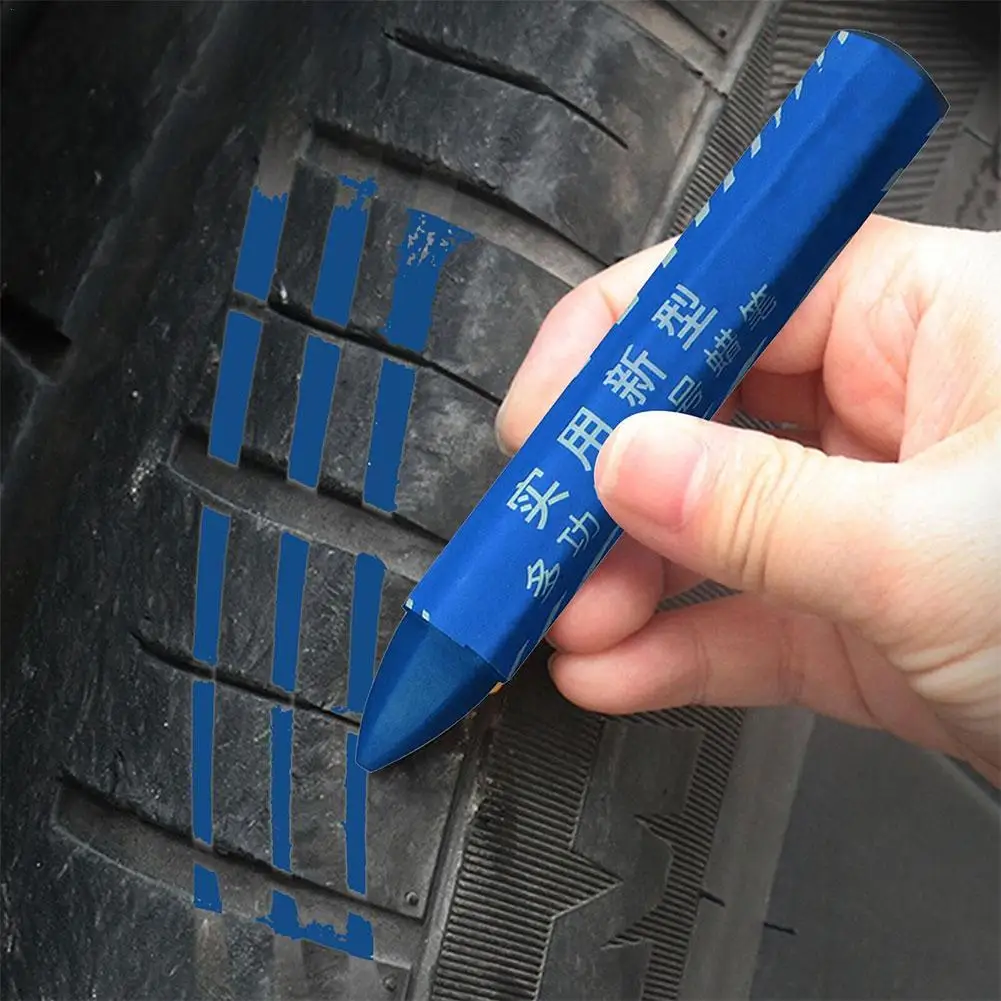 

Tire Marker Crayons Pen Waterproof Marking Crayons Lightweight Marking Crayons For Wood Tires Stones Fade Resistant Tire