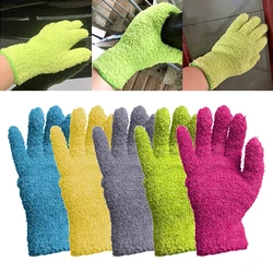 1PC Microfiber Dusting Cleaning Glove Cars Windows Dust Remover Tool Reusable Cleaning Glove Household Cleaning Tools