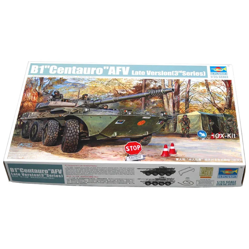 

Trumpeter 00387 1/35 B1 Centauro AFV последняя версия 2rd серии бронированный автомобиль Военная пластиковая сборка набор строительных моделей