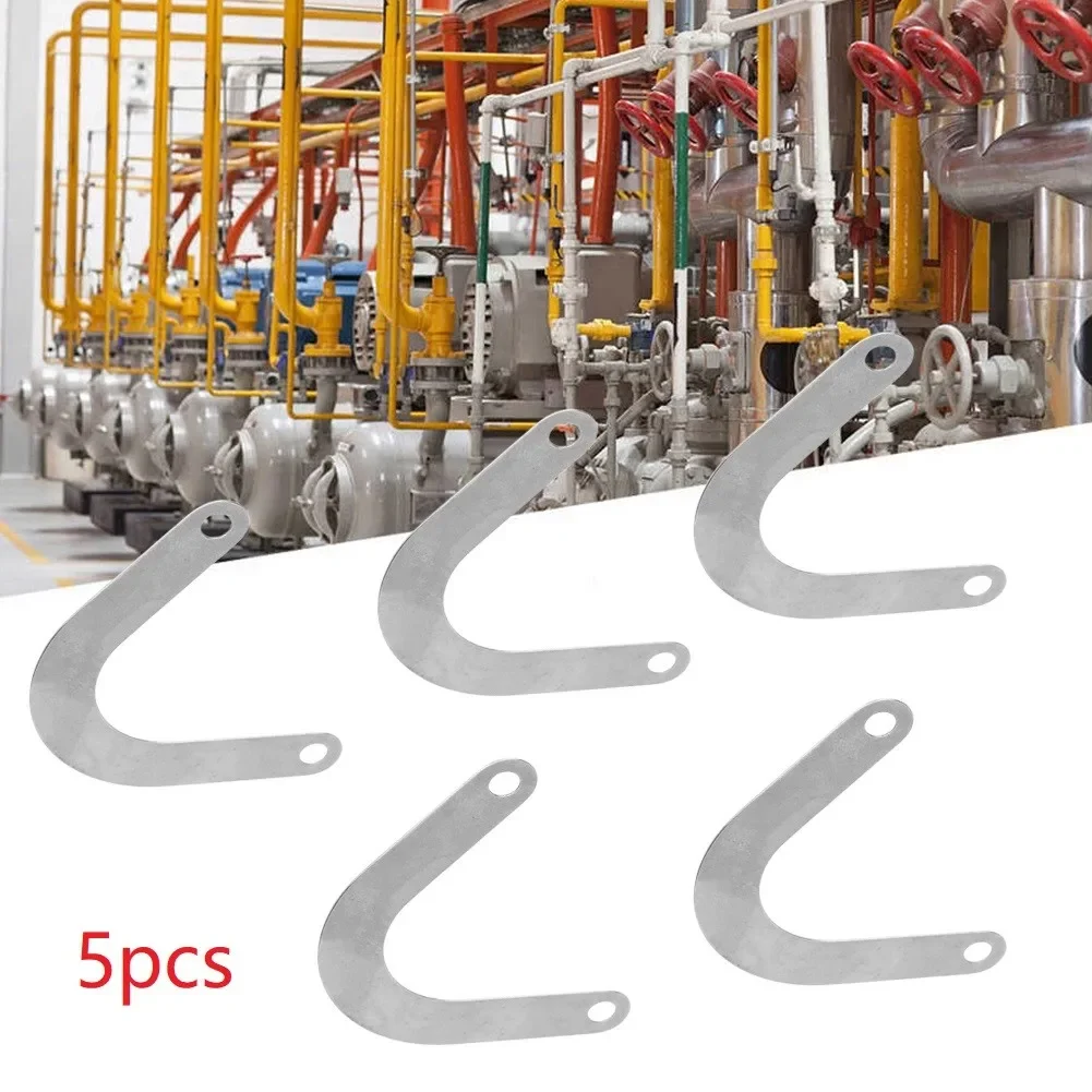 5 قطعة U شكل صمام معدني لوحة ضاغط الهواء الملحقات 59 مللي متر واسعة مضخة هواء المكبس قطع غيار الماكينات ملحقات أدوات السلطة