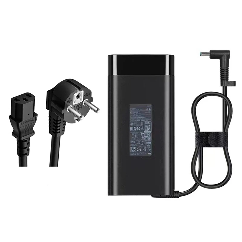 200W Laptop Charger for 8740W 8760W 8770w ZBOOK 15G2 17G2 TPN-CA03 HSTNN-CA16/24 Laptop Power Supply 19.5V EU Plug-A09I