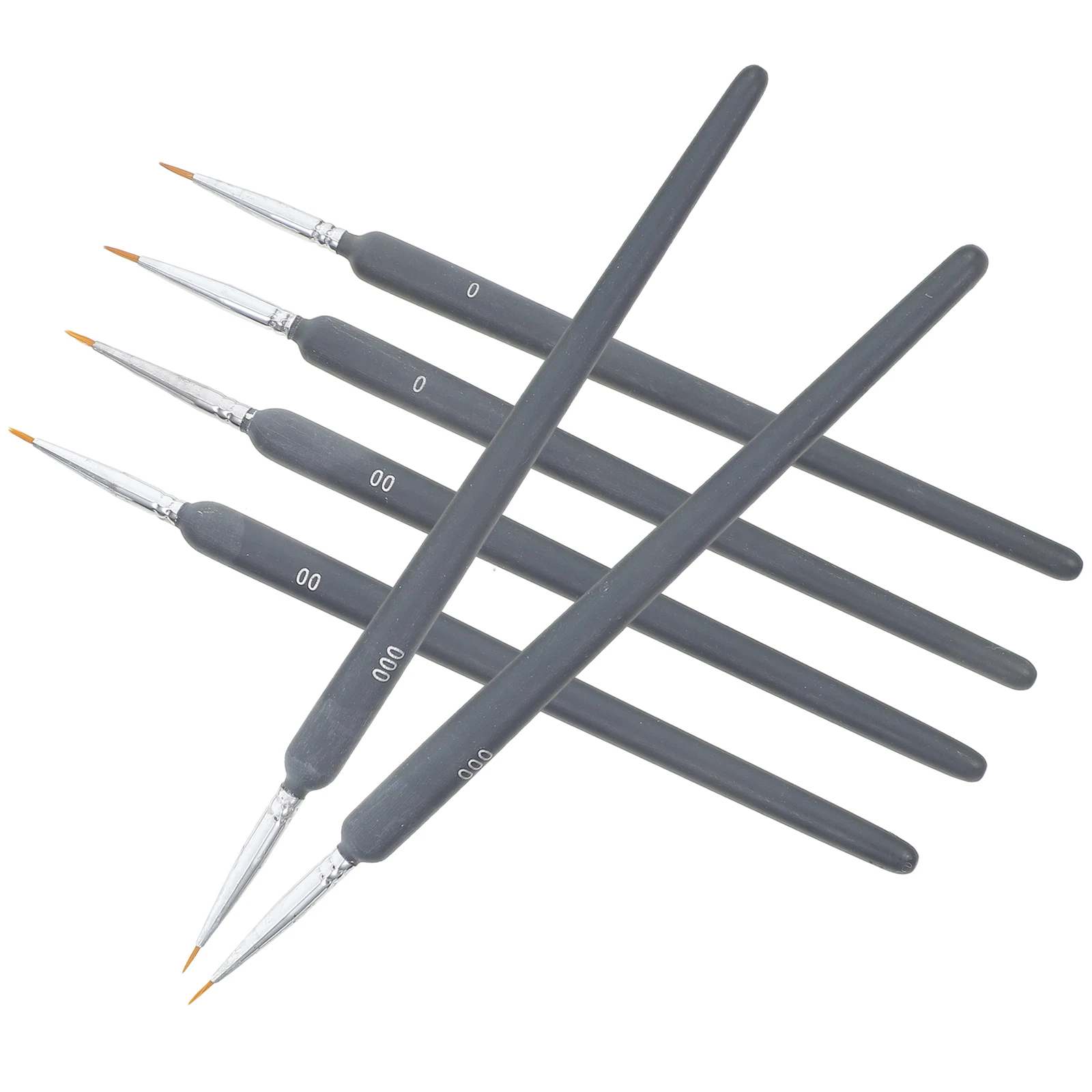 

6Pcs Line Drawing Pen Comfortable Handle Detail Paint Brushes for Miniature Painting Acrylic Oil Watercolor Painting Tools