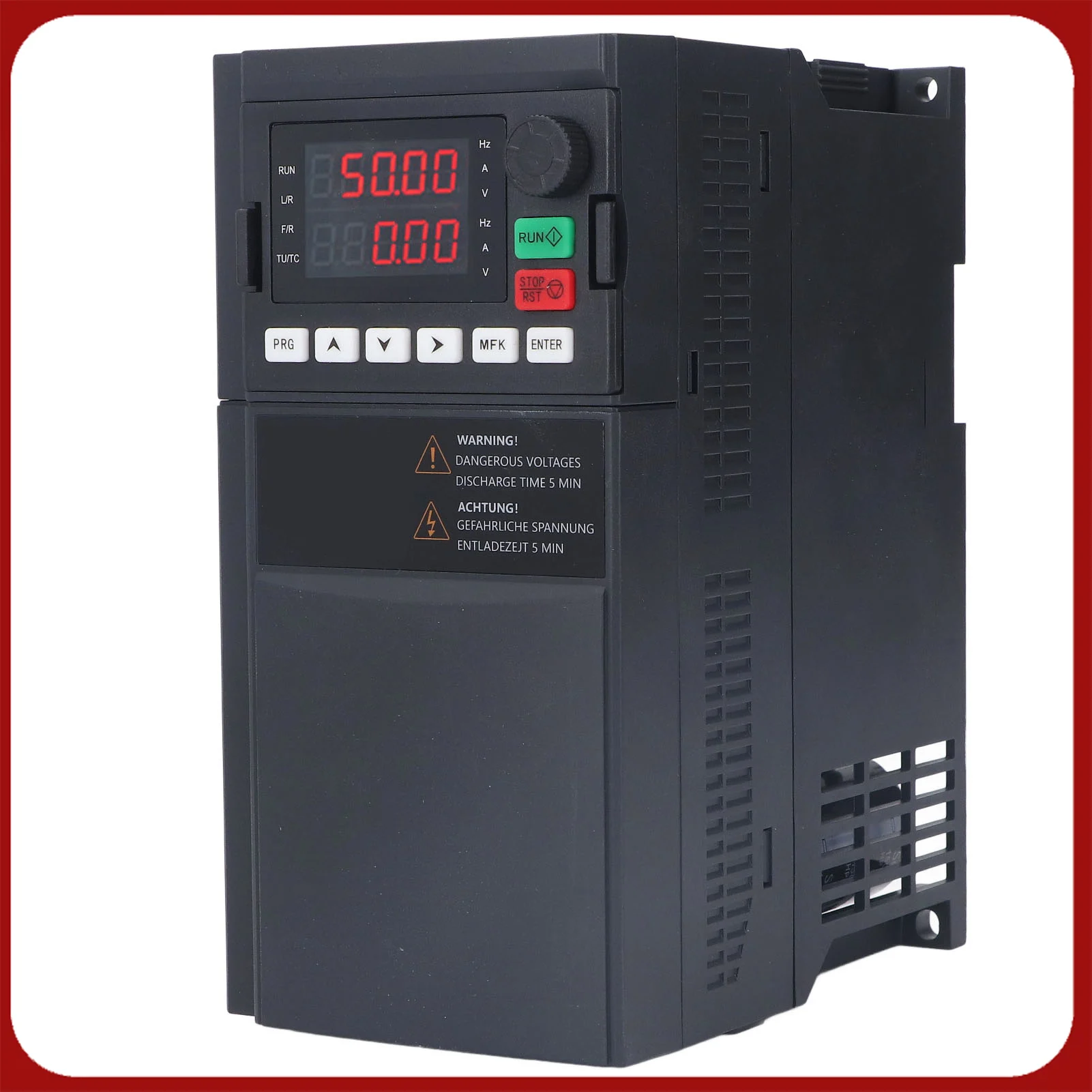 

3-фазный инвертор двигателя Преобразователь переменной частоты 7,5 кВт Векторный инвертор Контроллер двигателя Векторный инвертор переменного тока 3PH 380 В