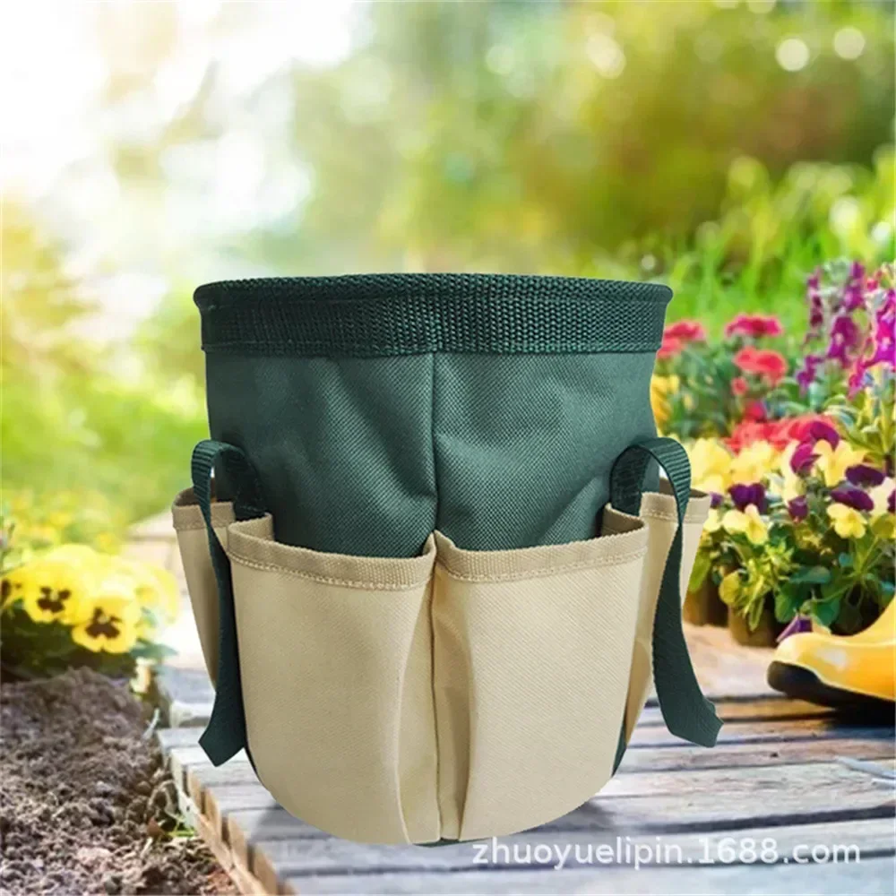 Portable New Type Tool Bag 3.5 Gallon Bucket Multi Pocket Garden Small Kit Accessories Light Waterproof Tool Bucket Garden Tools