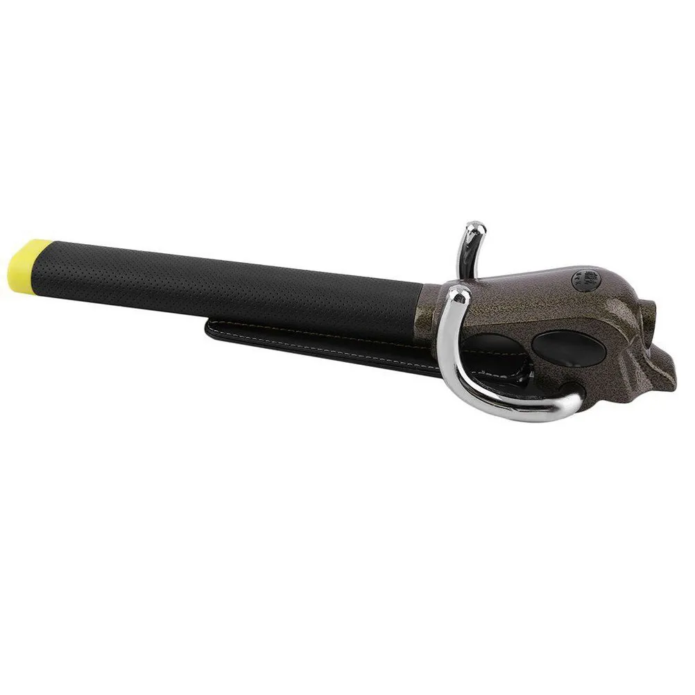 Aluminum Alloy Steering Wheel Lock Foldable 360-Degree Rotating Fork Anti-Theft Car Security Lock with Airbag Apron Alert System view 4