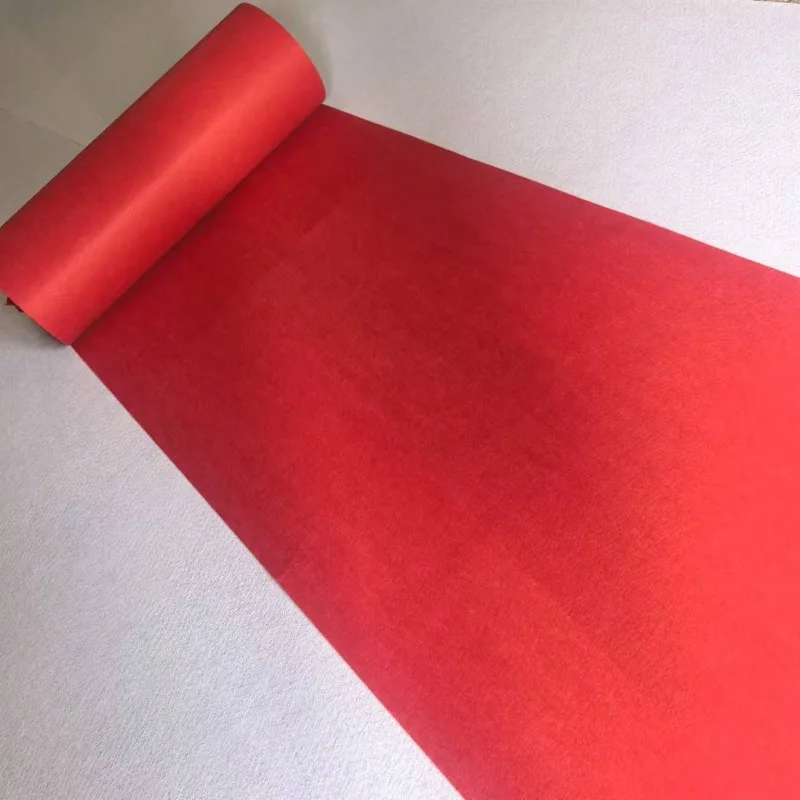 1 Disposable Red Carpet, Suitable for Weddings, Romantic Wedding Corridors, Runways and Other Occasions Outdoor Party
