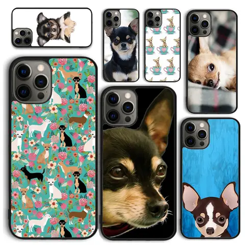 Cute Chihuahua Puppy Dog Phone Case for iPhone 17 Air 16 PRO MAX 15 14 PLUS 11 12 13 Back Cover Fundas Shell