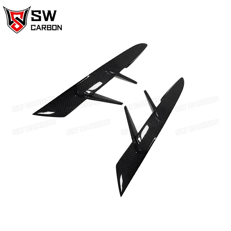 Carbon Fiber Supra A90 Front Bumper Trim for Supra GR MK5 A90 A91 Front Bumper Lip Fin Splitter Spoiler Canard
