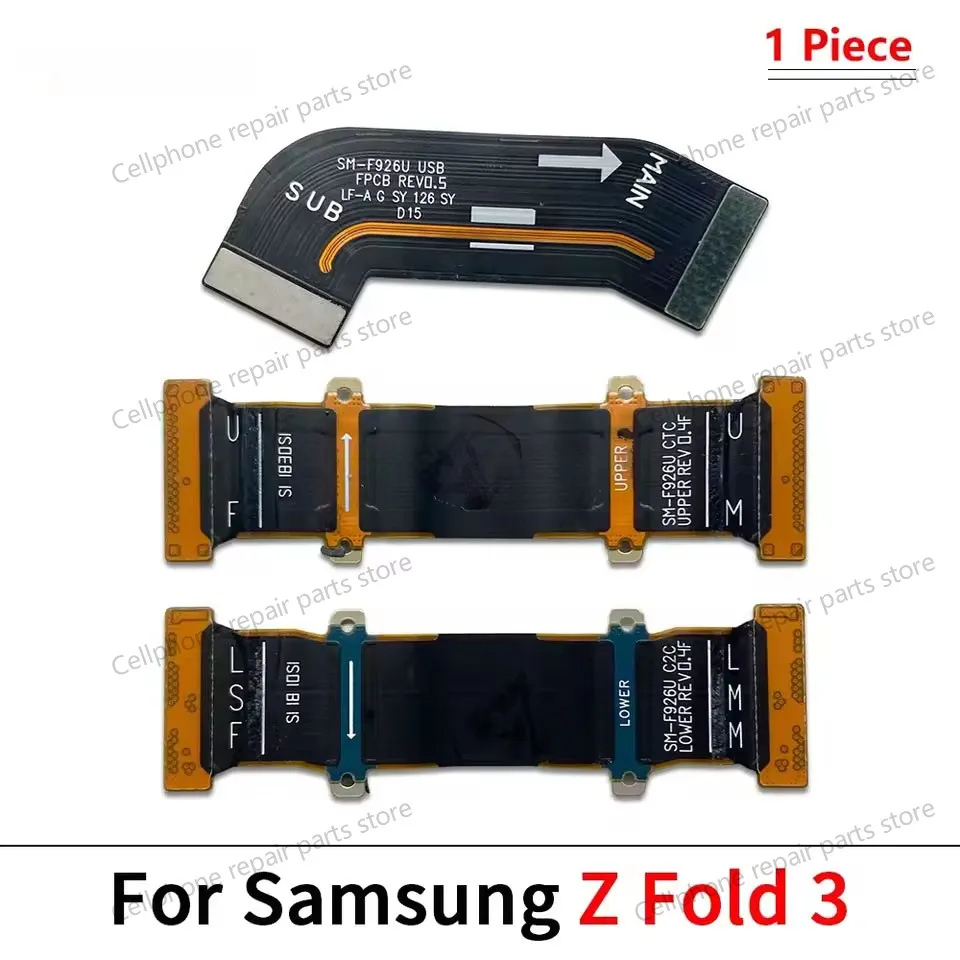 LCD Connection Flex Cable For Samsung Z Fold 2 3 4 5 F916 F936 F946 F900 Rotating Spindle Shaft Spin Axis Hinge Flex
