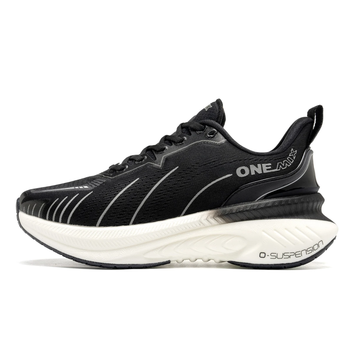 ONEMIX New Cushioning Running Shoes For Men Suitable Heavy Runners Lace Up Sports Women Non-slip Outdoor Athletic Male Sneakers