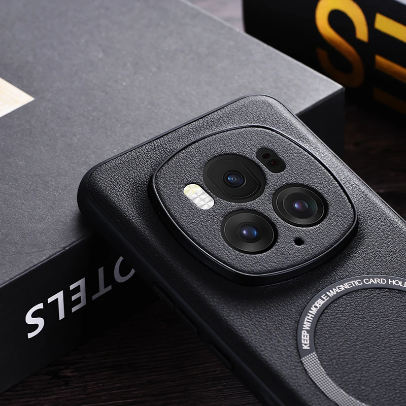 Case For Honor Magic 6 Pro Funda Magnetic Wireless Charging PU Leather+TPU Cover For Honor Magic 6 Pro Case image 2