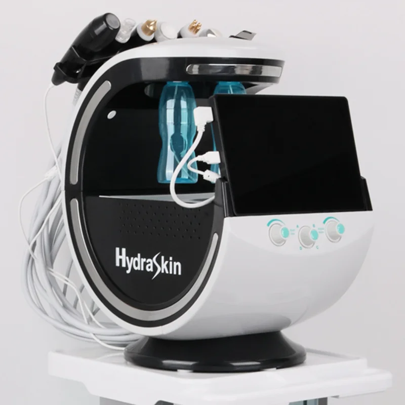 7 in 1 Hydro Oxygen Facial Machine Skin Analysis Comprehensive Face Management Device Professional Beauty Salon Spa Equipment