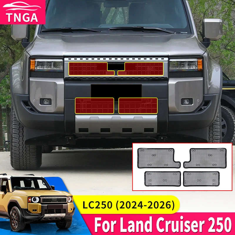 

Для 2024 Тойота Ленд Крузер 250 1958 Прадо LC250 Первое издание FJ250 Передняя решетка Анти-комаров Песок-Доказательство Камень Сеть For Toyota Land Cruiser Prado 250 Экстерьер Модернизированный Принадлежности Тюнинг