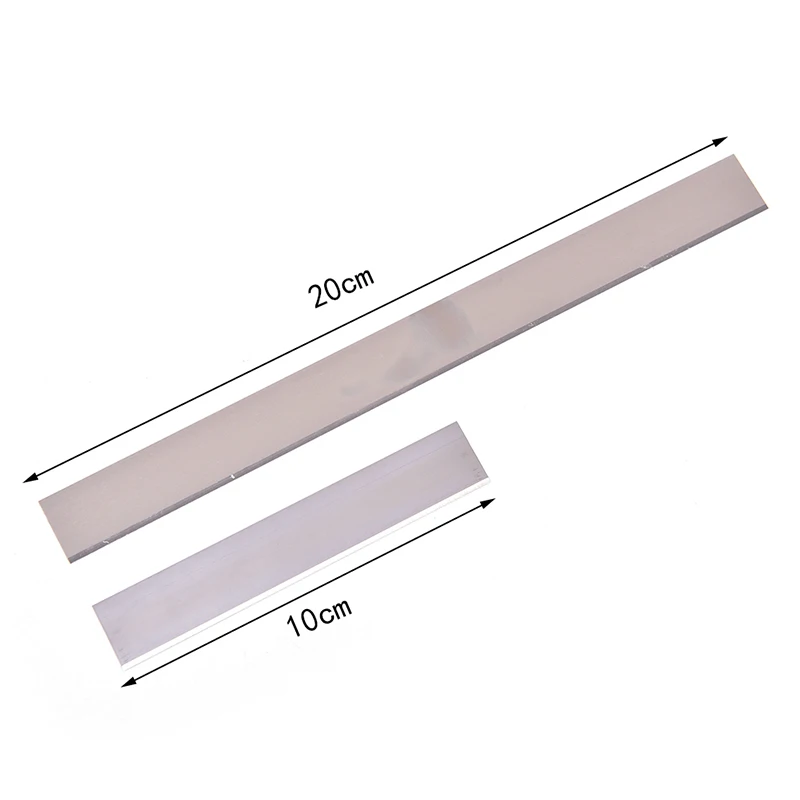 Cuchillas cortadoras de tejidos de acero inoxidable, herramientas de corte de arcilla polimérica para amantes de la artesanía, DIY, 4 y 8 pulgadas, 2 uds.