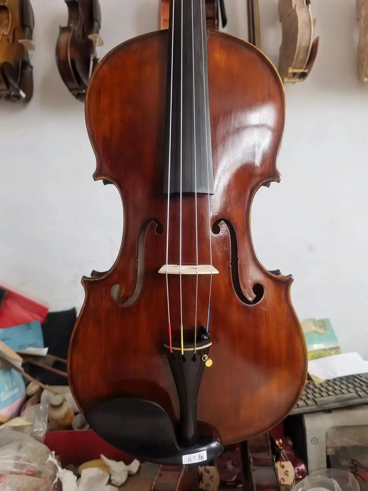 Master Viola 15.5” Solid flamed maple back spruce top hand made nicesound