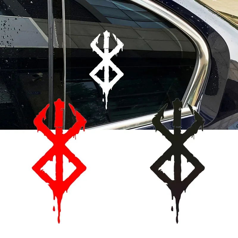 1PC Berserker Waterproof Vinyl Sticker, Decorative Decals for Motorbike Helmet Side Panel Car Window Electric Scooter Decor