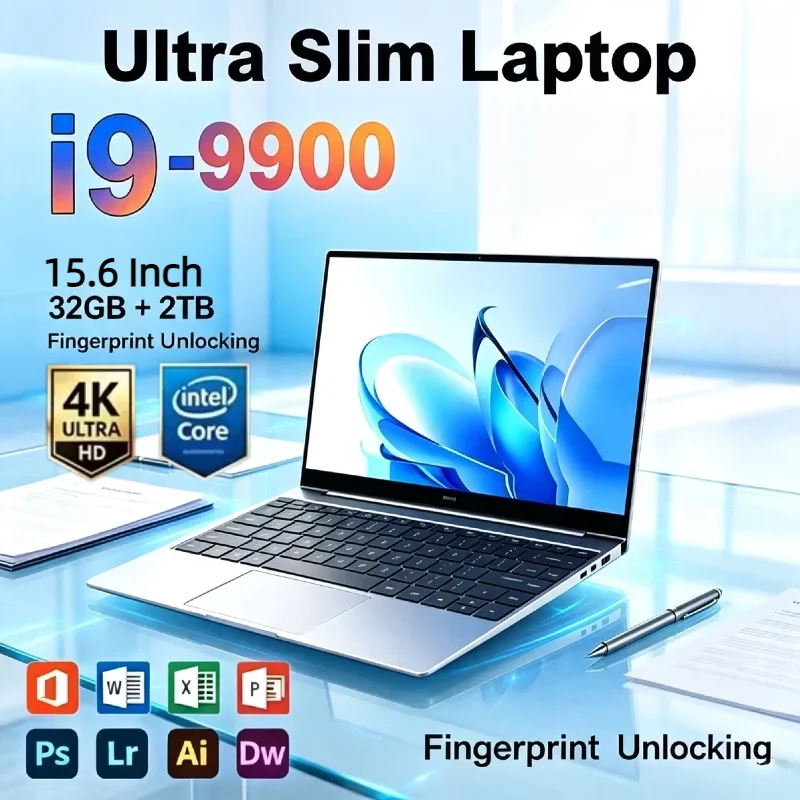 Portátil 15.6″ Intel Core i9 32GB 1TB SSD