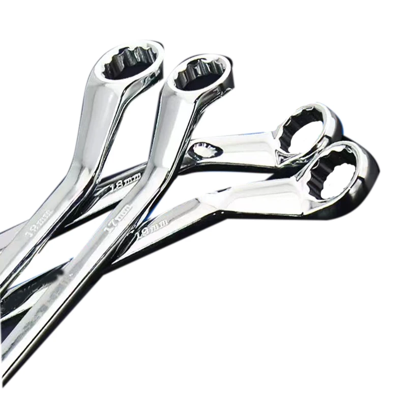 Multifunctional Double-ended Spanner Double Head Box End Wrench Heat Treated Hardened Offset Ring Spanner