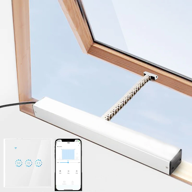 Smart Chain Window Opener With eWelink App Wifi Controller Smart things Compatible Skylight  Roof Driver Smart Home Motor