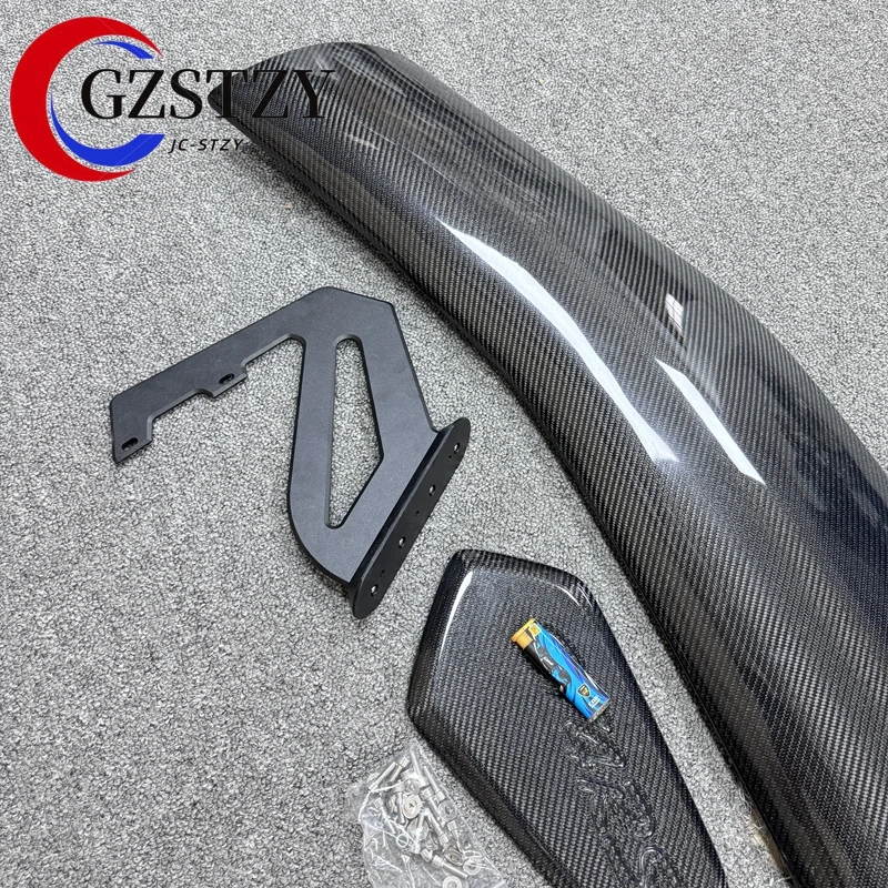 Carbon Fiber Rear Spoiler Tail WingsCarbon Fiber Rear Spoiler Tail Wings For Porsche Cayman 718 Boxster GT4 RS Style Car Externa