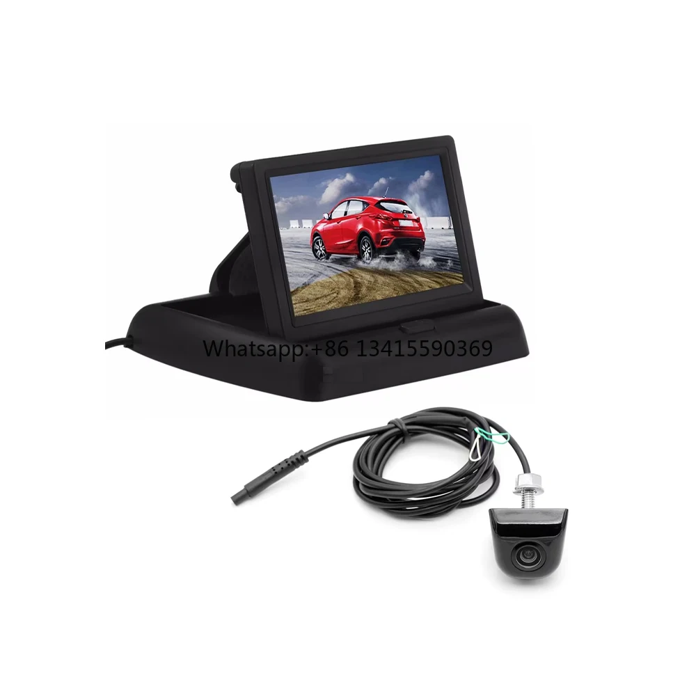 

4.3 Inch Flip Monitor Car Rearview Rear Camera Kit Car Back Camera with Lcd