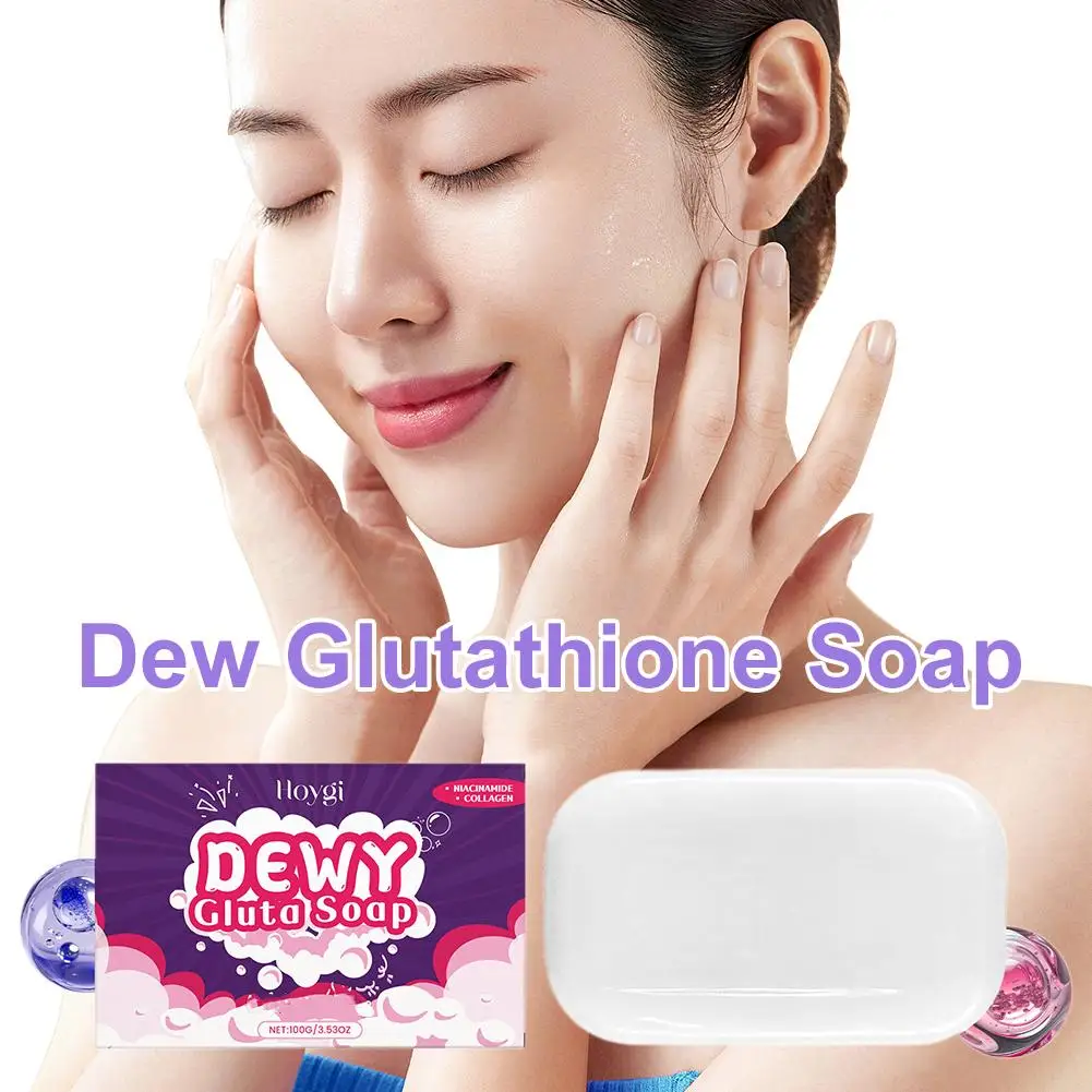 

НОВОЕ мыло Dew Glutathione для нежного очищения и контроля жирности, подходит для всех типов кожи лица
