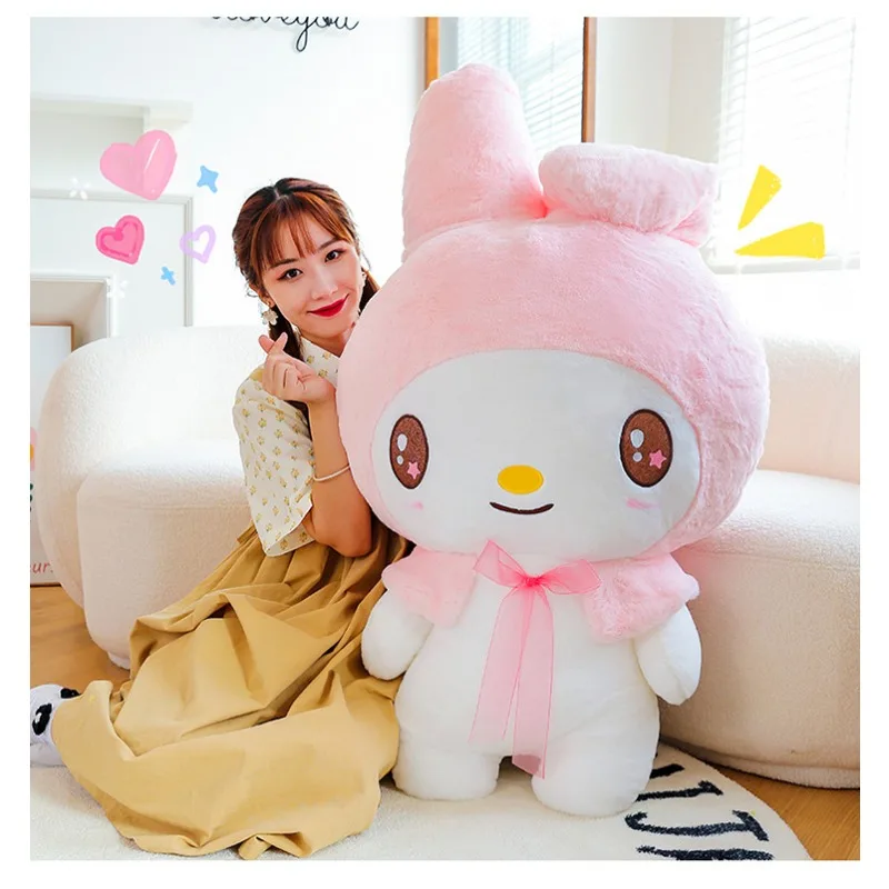 

25/55 см Sanrio Kuromi My Melody, милая серия, кавайная плюшевая кукла с животными, мультяшная милая плюшевая подушка, игрушка, подарок на день рождения, подушка